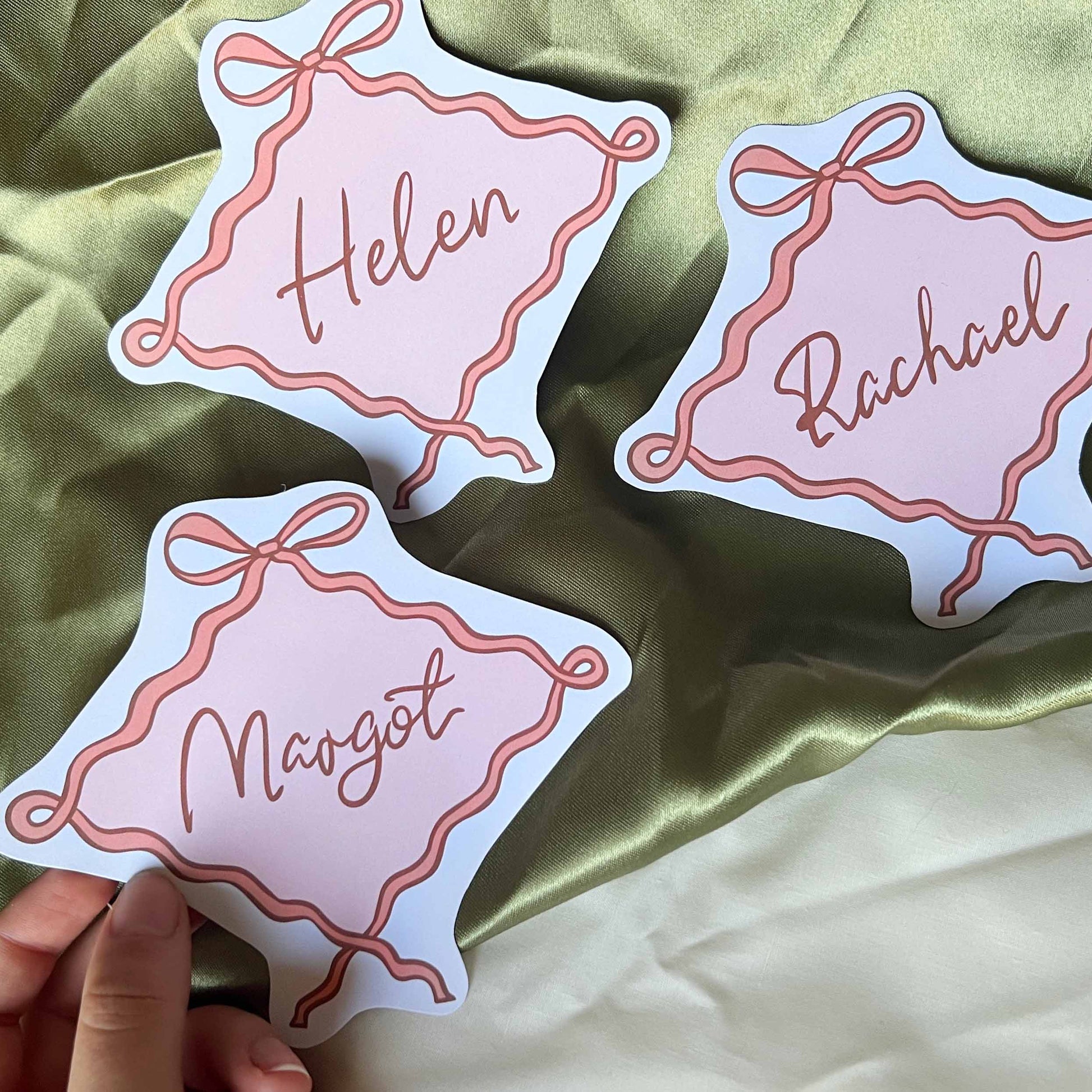 Bow Place Cards