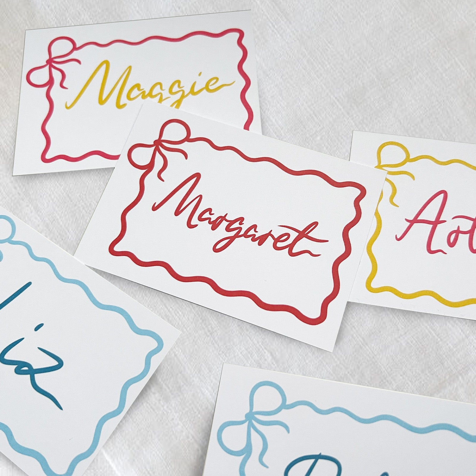 Ribbon Place Cards