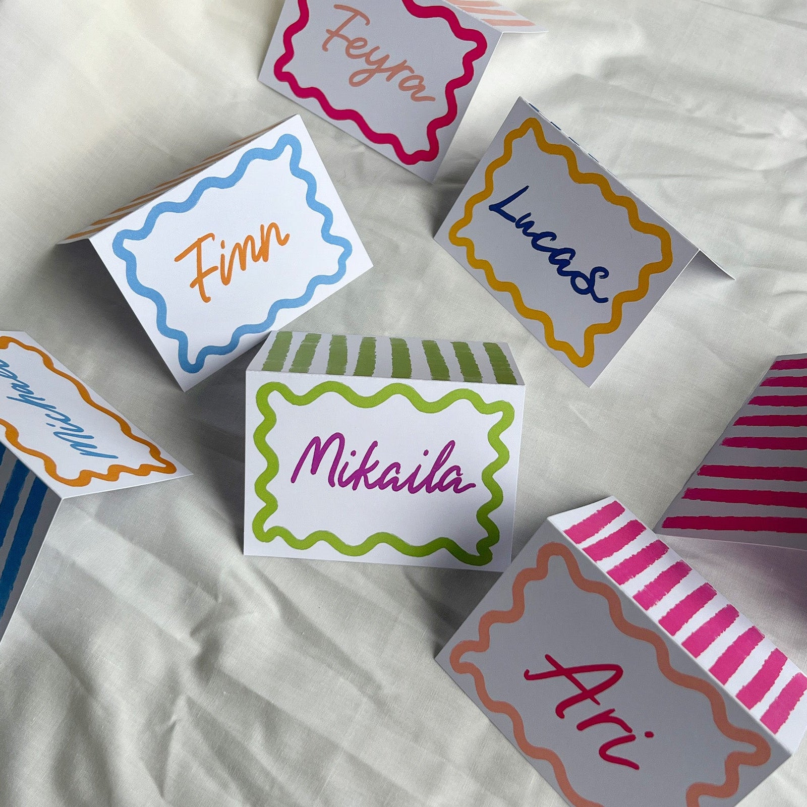 Picnic Folded Place Cards