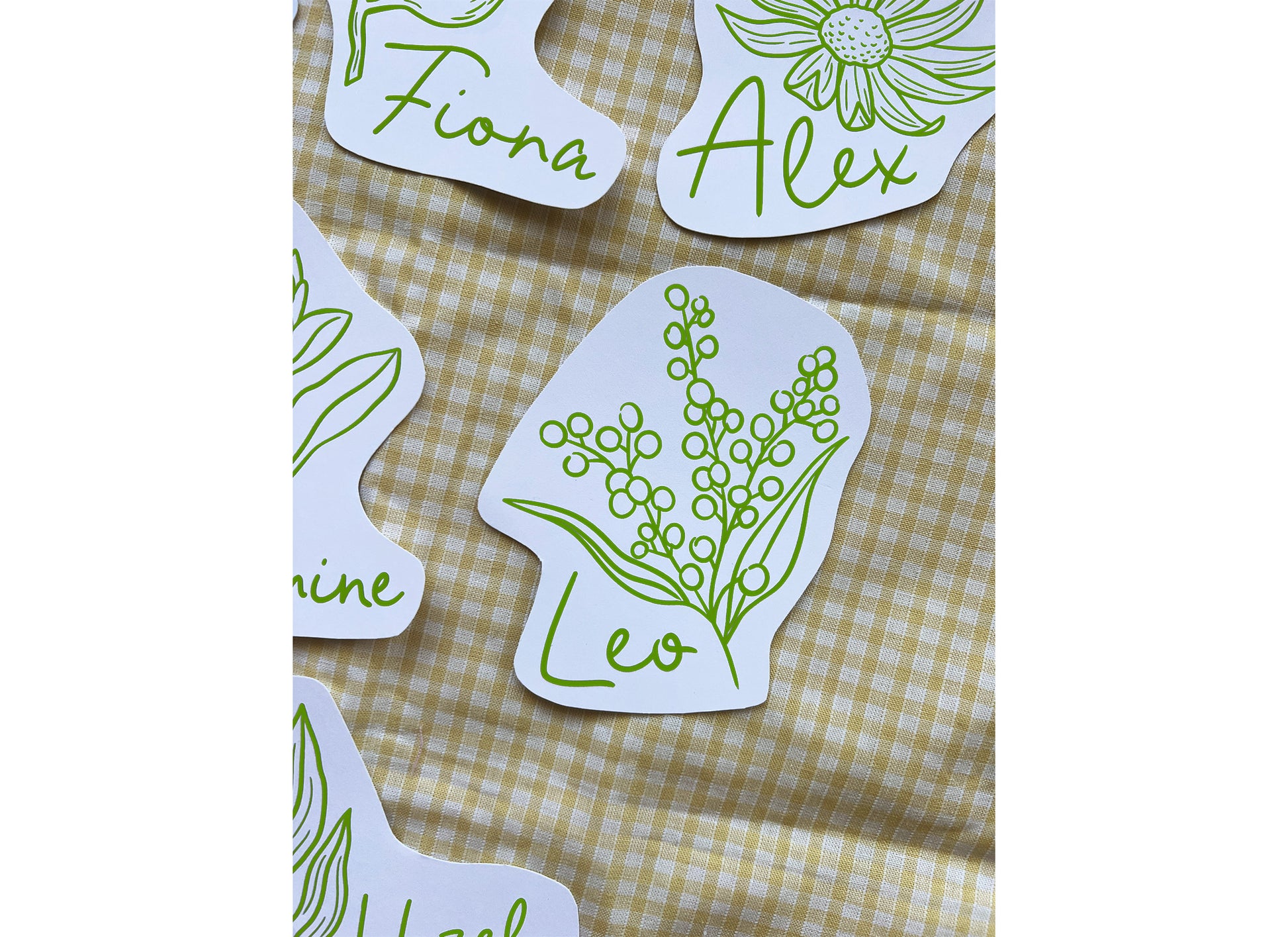 Native Flora Place Cards