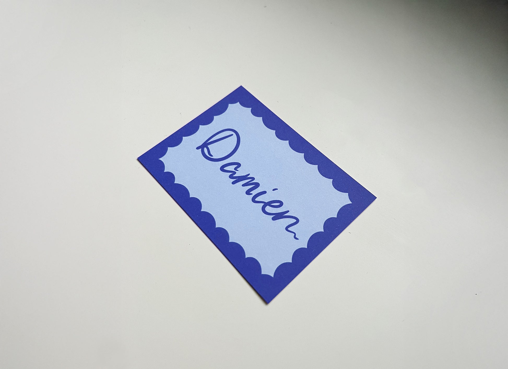 Bubble Border Place Cards