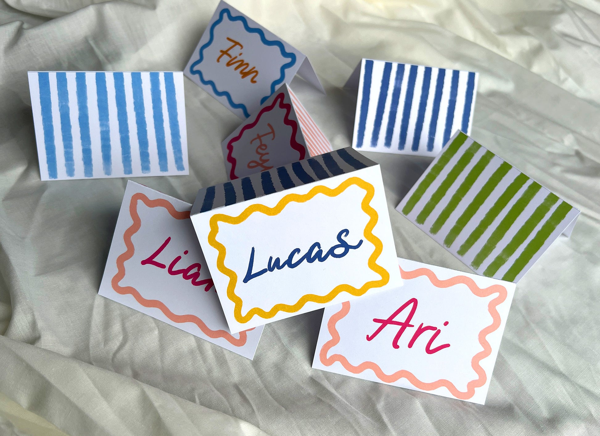 Picnic Folded Place Cards