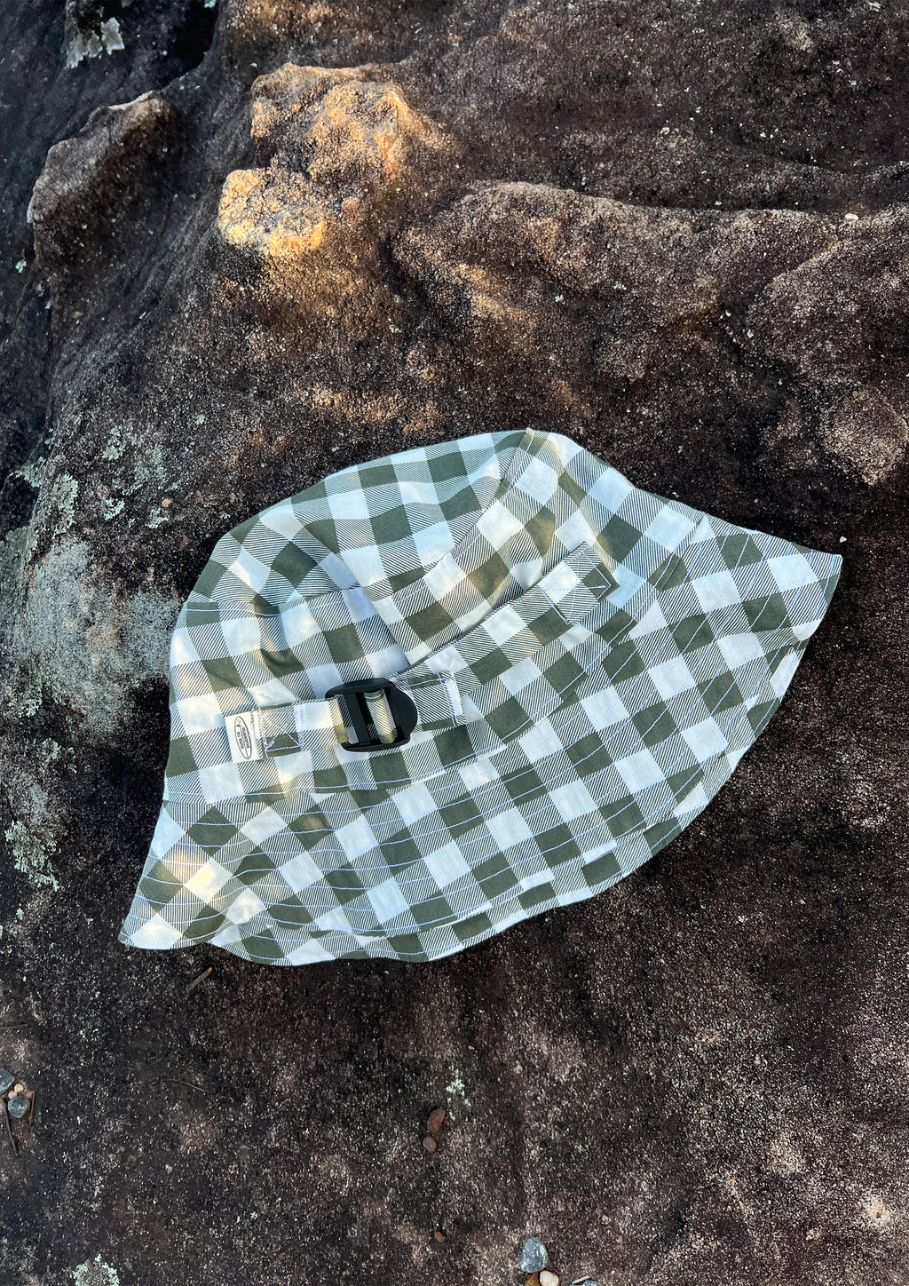 Gingham Adjustable Bucket Hat