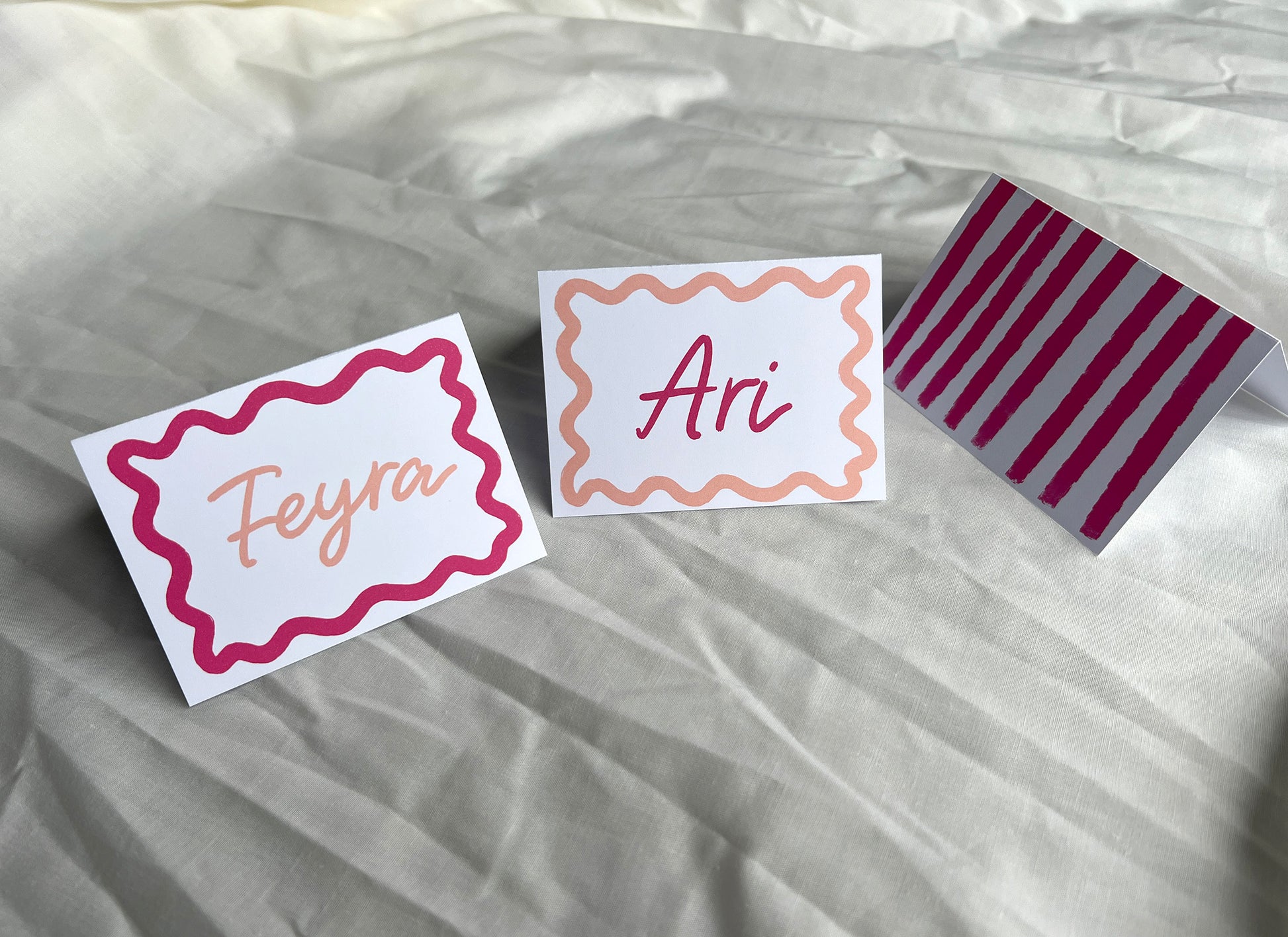 Picnic Folded Place Cards
