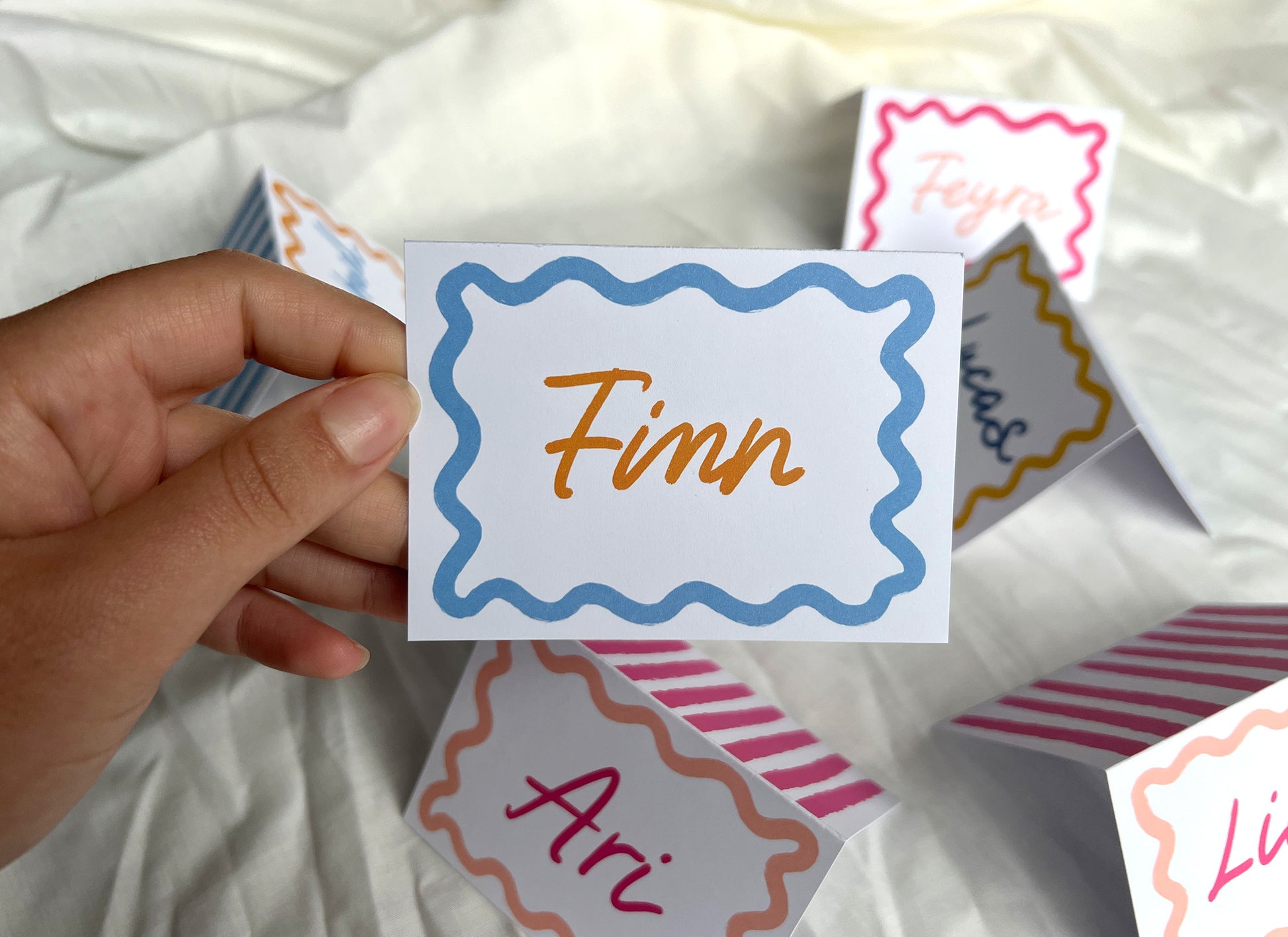 Picnic Folded Place Cards
