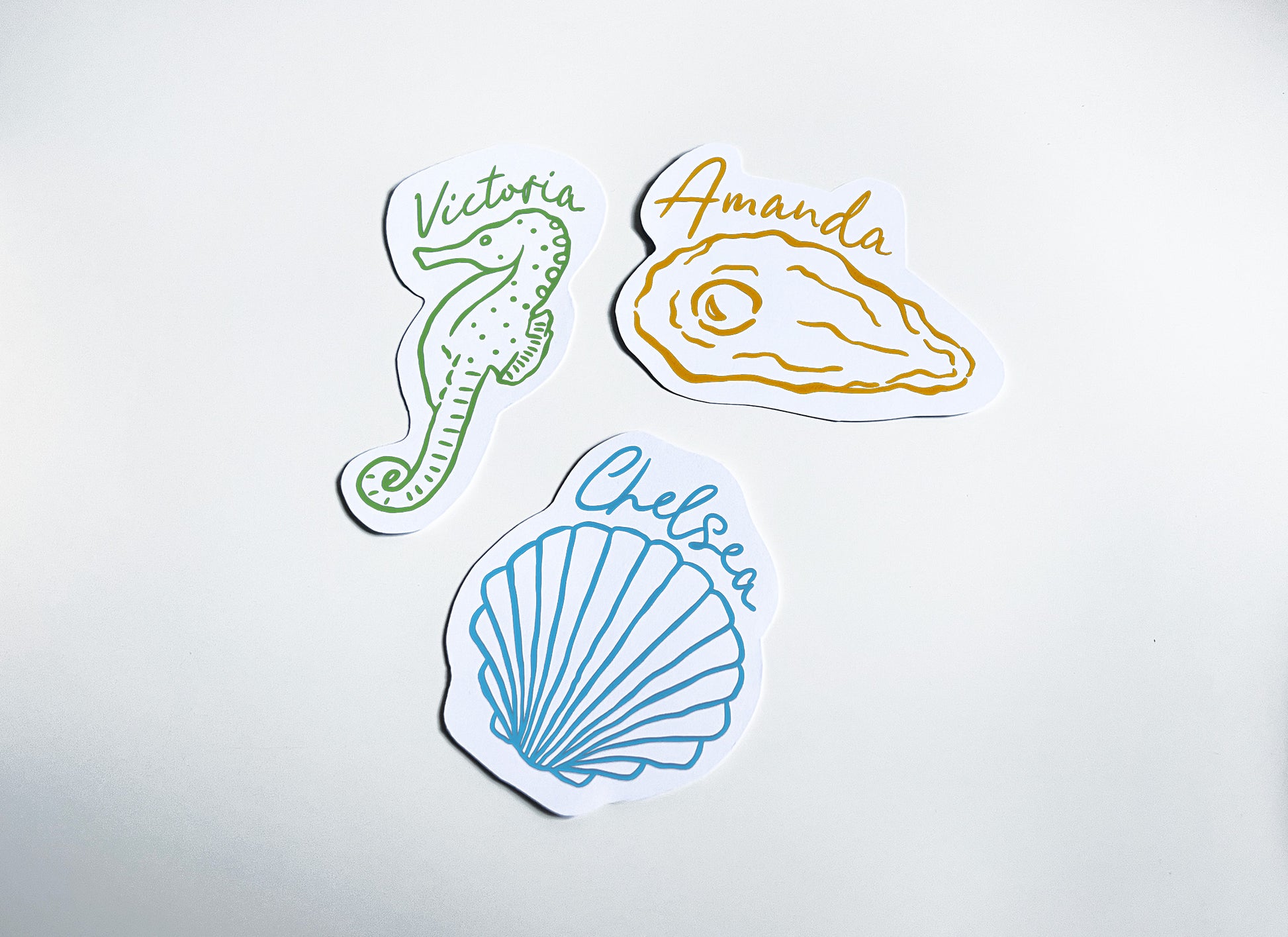 Coastal Place Cards