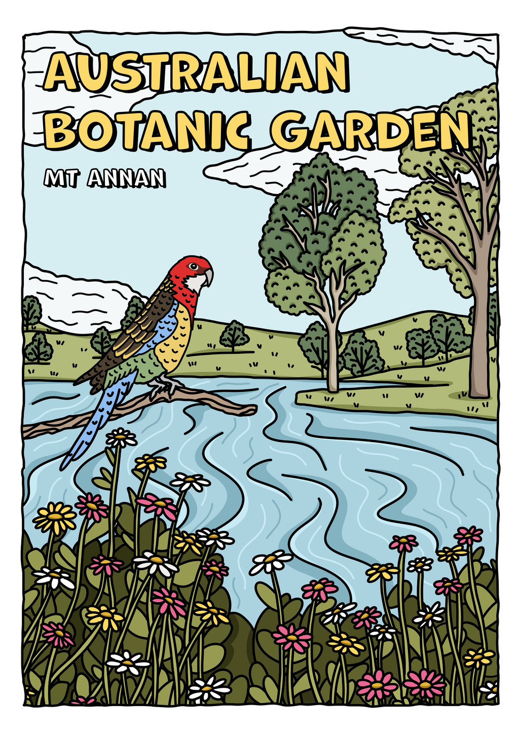 Australian Botanic Garden - Mt Annan Poster