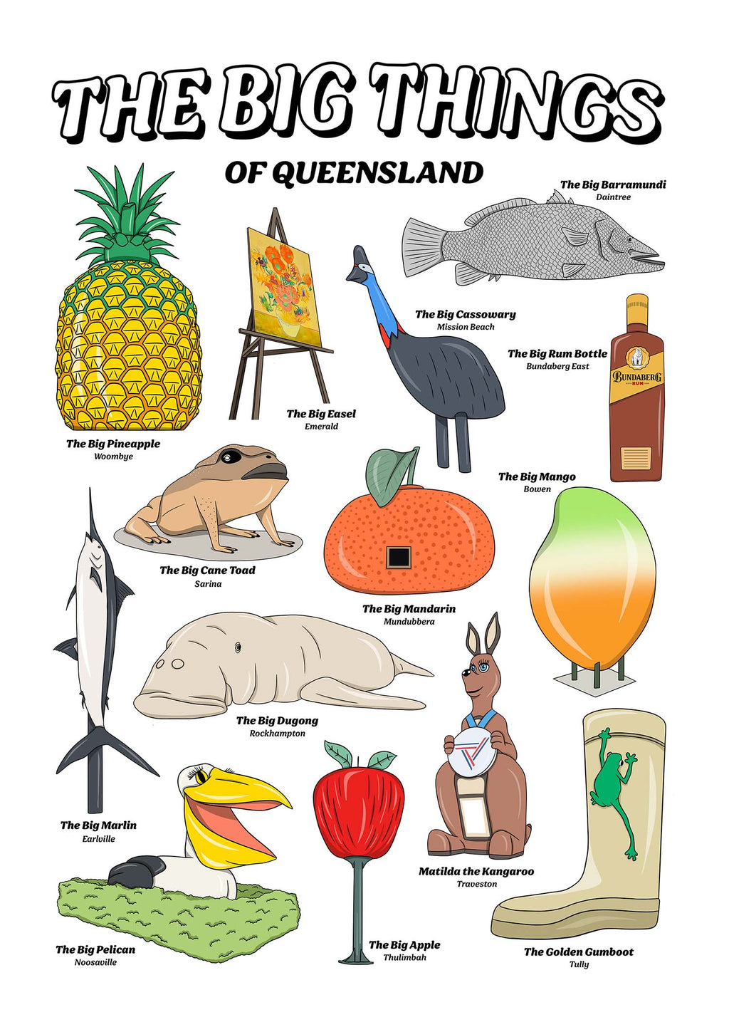 QLD Big Things Tee