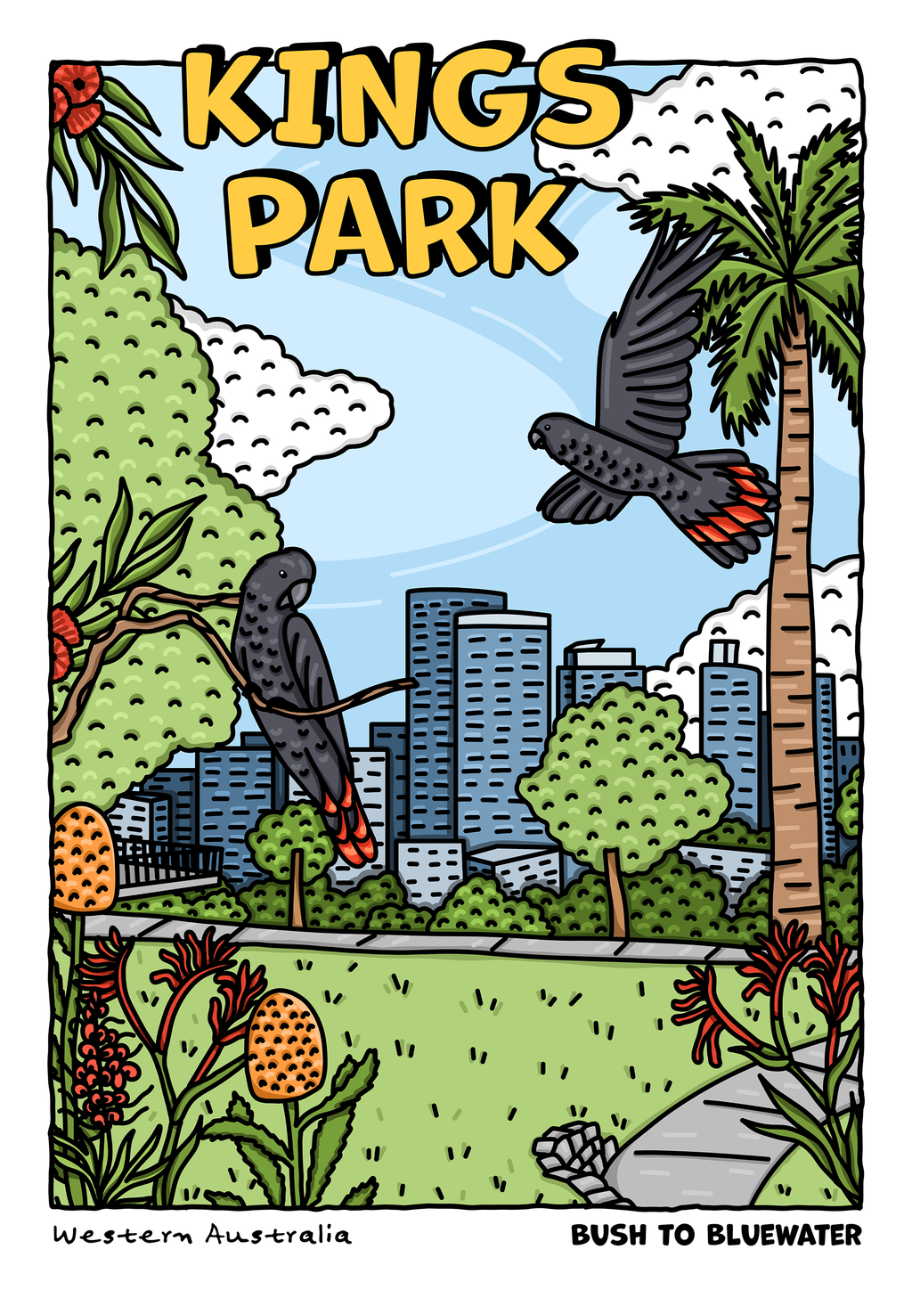 Kings Park - Perth Poster