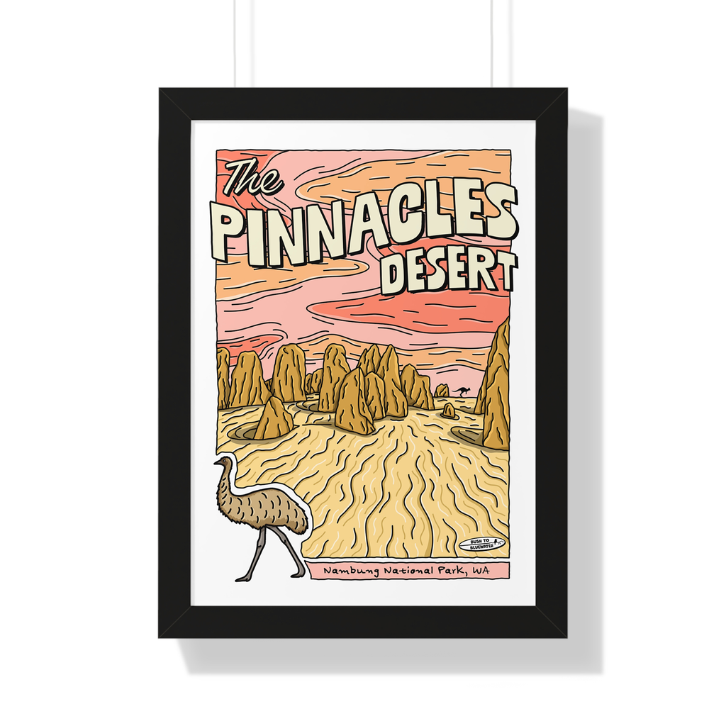 The Pinnacles Desert, WA Poster