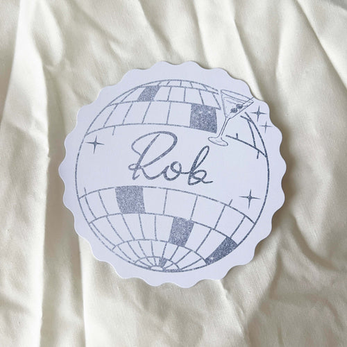 80s Disco Place Cards