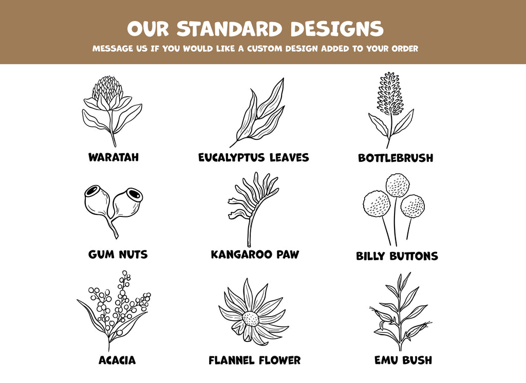 Native Flora Place Cards