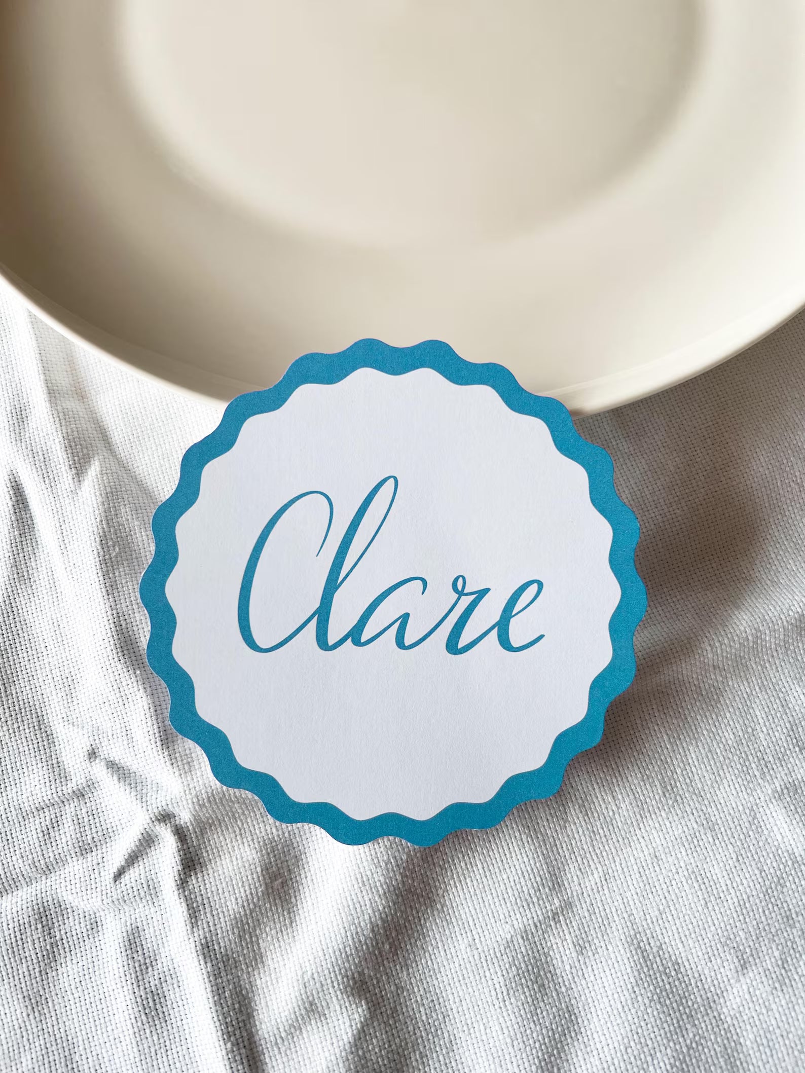 Ripple Border Place Cards